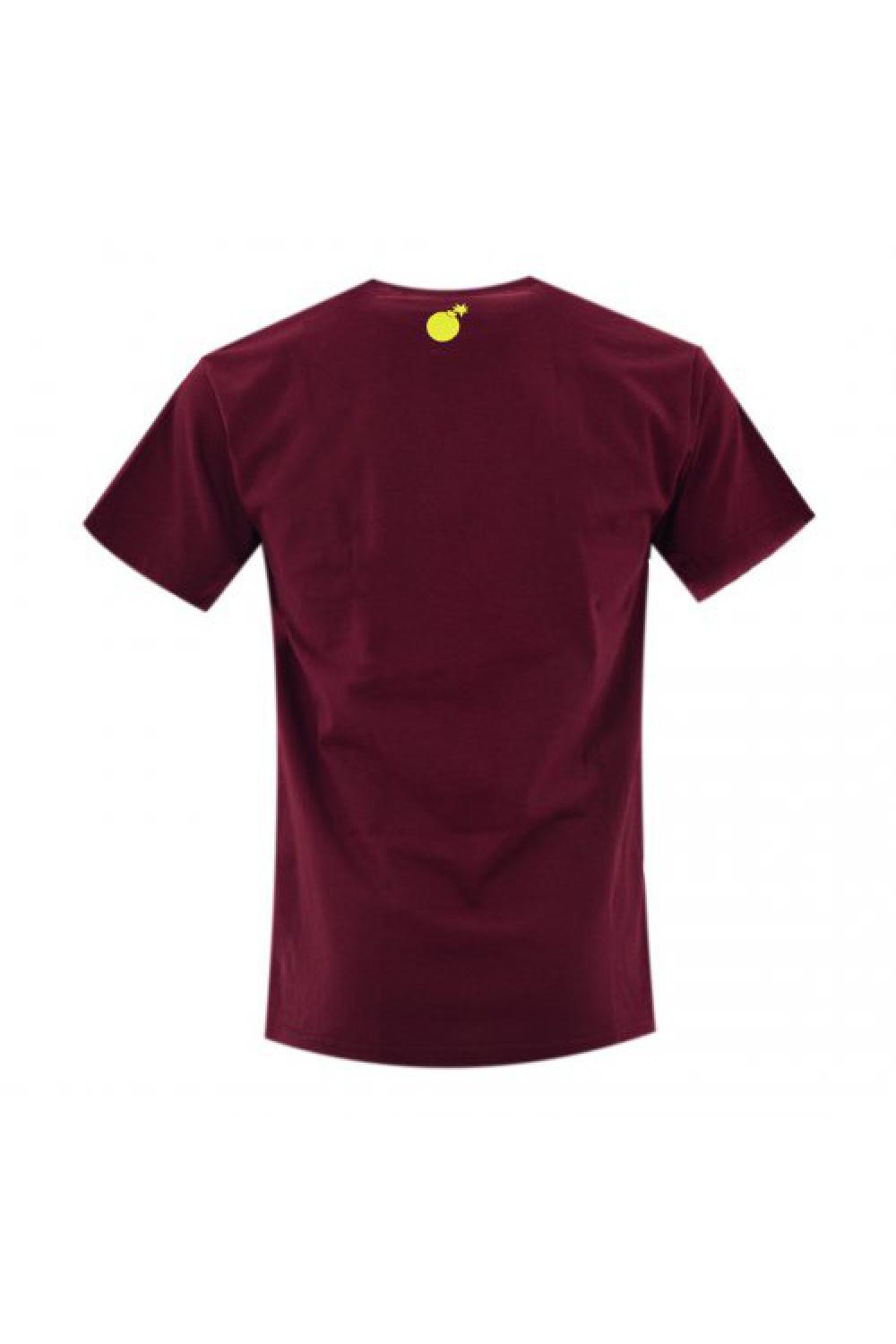 THE HUNDREDS T-shirt Toulouse Adam Men - Burgundy  (T22P101020)