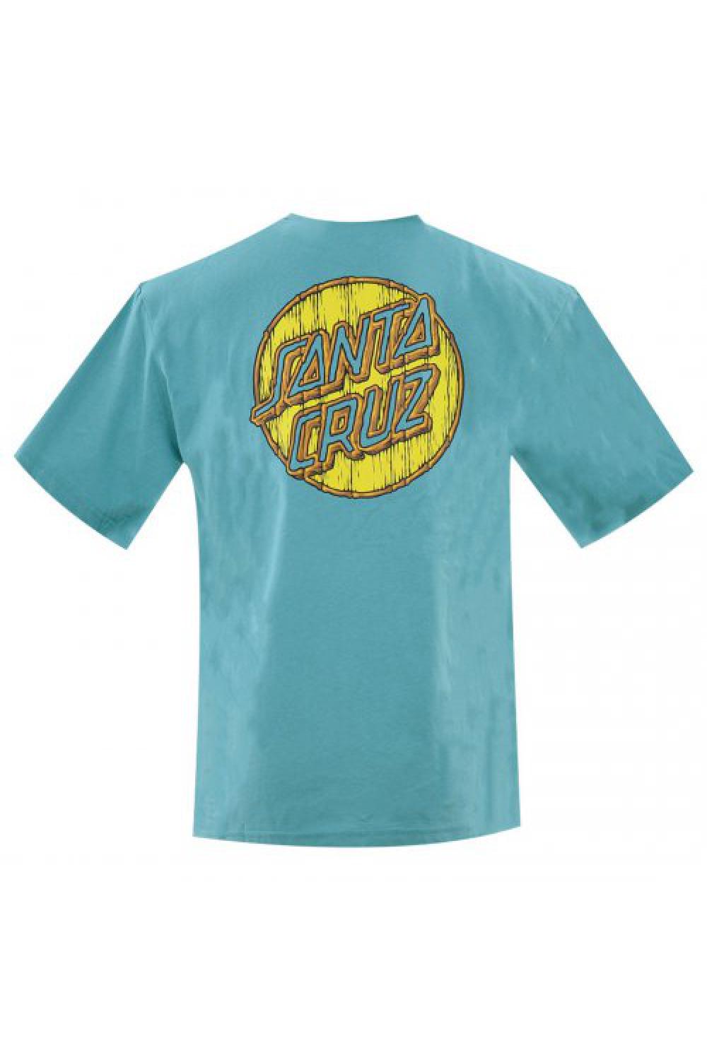 SANTA CRUZ T-shirt Tiki Dot Unisex - Turquoise (SCA-TEE-7478)