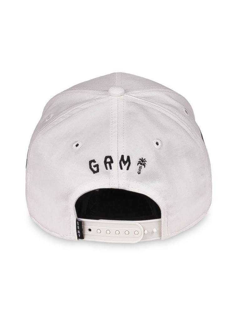 GRIMEY VISOR CAP THE CLOUT CURVED WHITE