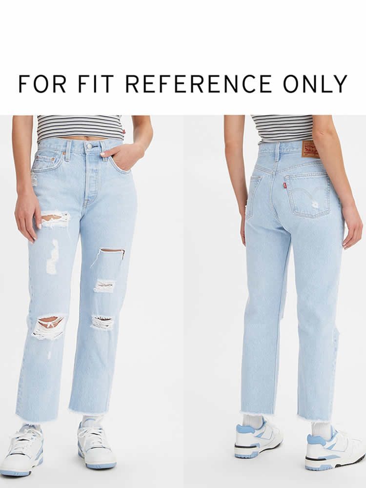 LEVIS 501® CROP ASHED OUT