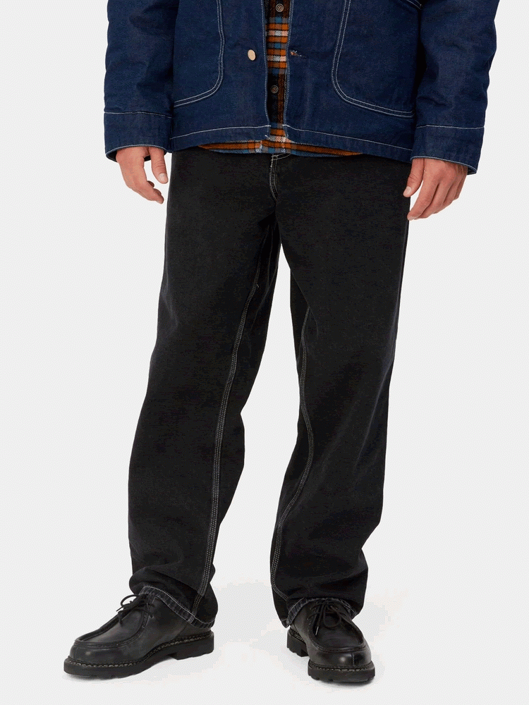 CARHARTT WIP SIMPLE PANT STONE WASHED BLACK