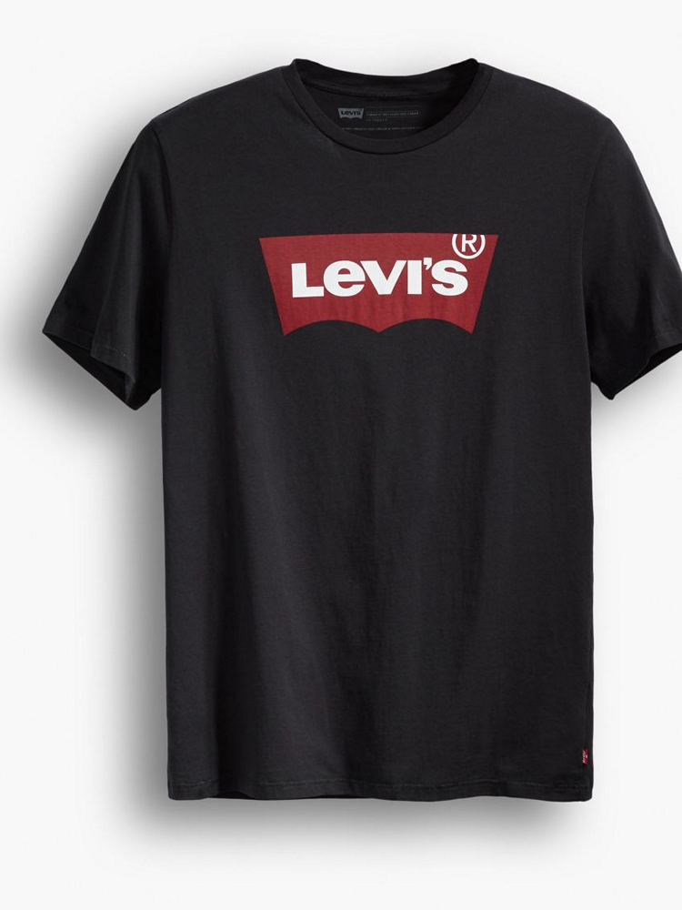 LEVIS GRAPHIC SET-IN NECK BLACKS