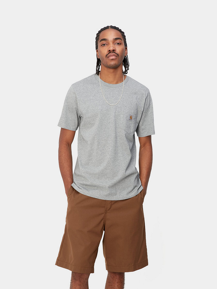 CARHARTT WIP S/S Pocket T-Shirt GREY