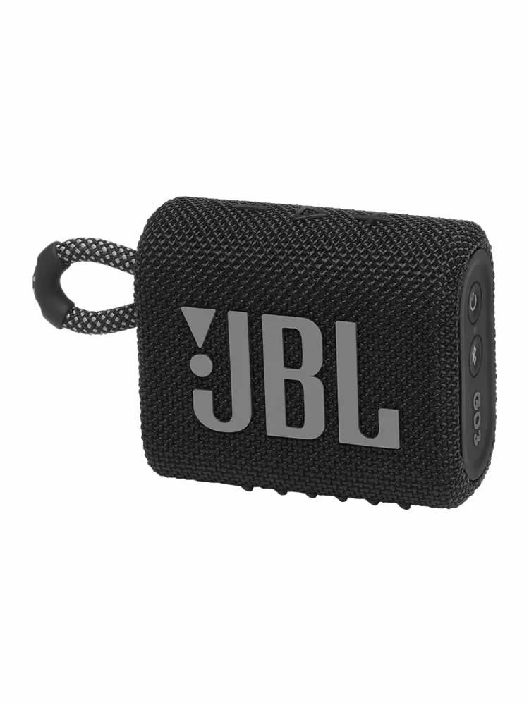 JBL GO3, Portable Bluetooth Speaker, Waterproof IP67, (Black)