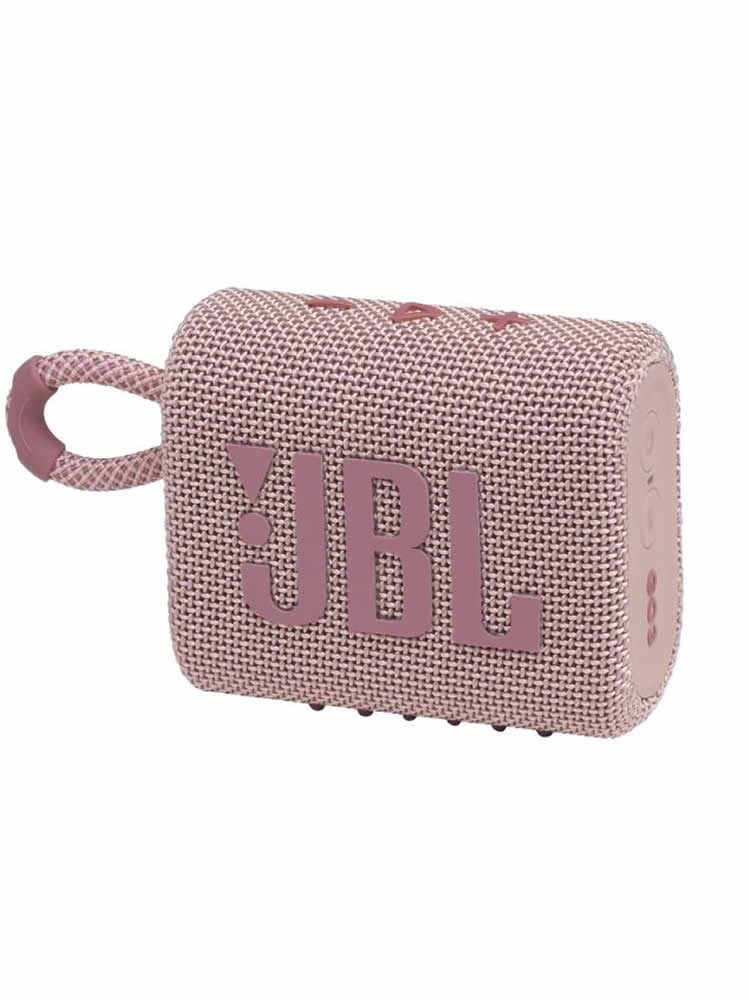 JBL GO3, Portable Bluetooth Speaker, Waterproof IP67, (Pink)