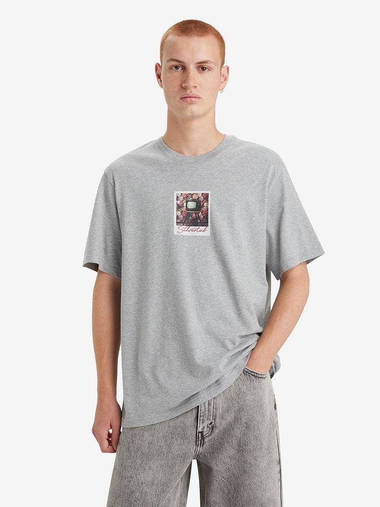 LEVIS SS RELAXED FIT TEE GREYS