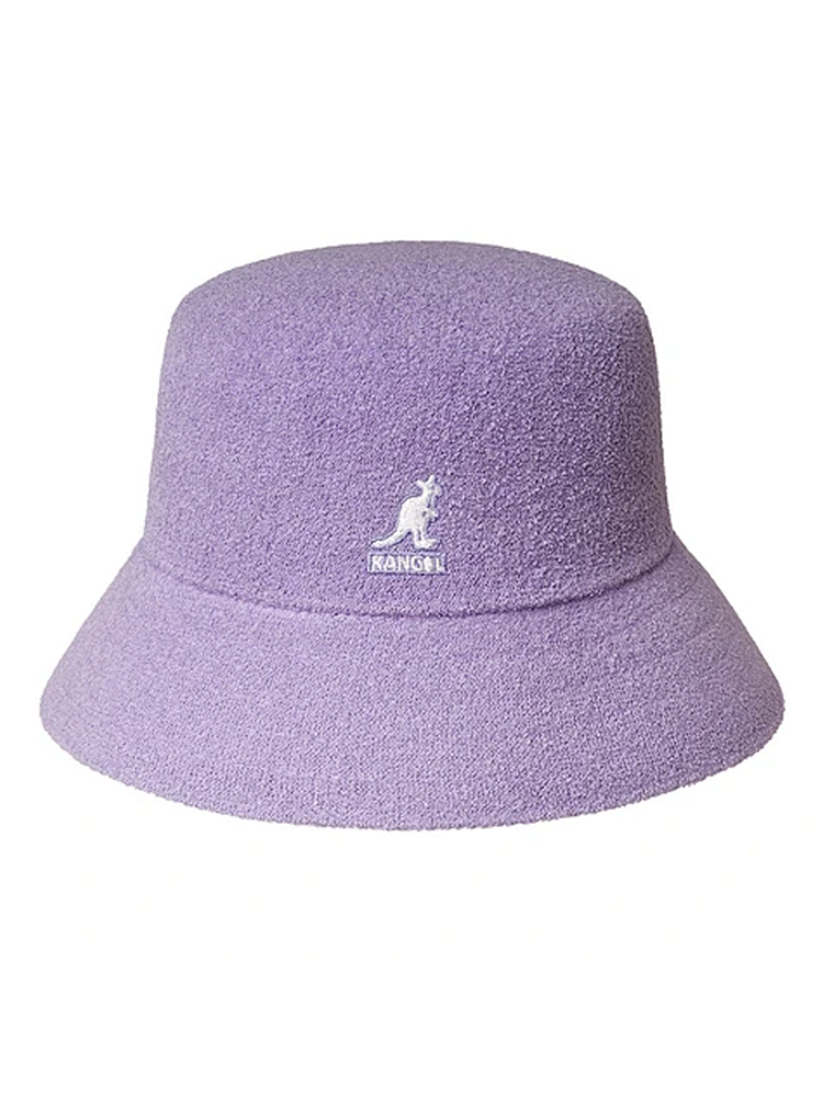 The Kangol Bermuda is an update of the legendary bucket hat that has been sported by famous rappers during the golden era of the 80s...remember Kool Keith, LL Cool J, Slick Rick and other flamboyant guys with outstanding microphone skills. The iconic Kangol Bermuda Bucket Hat is equipped with a terry cloth-inspired texture as well as basic features such as the unique bell-like shape, a moisture-absorbing sweatband at the interior, and the famous Kangol kangaroo logo embroidered at wearer's left. 45% modacrylic, 40% acrylic, 15% nylon; headband: 100% nylon.