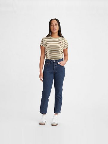 LEVIS LEVIS 501 CROP - SALSA STONEWASH