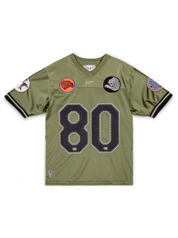 GRIMEY  GRIMEY THE CLOUT MESH FOOTBALL JERSEY GREEN