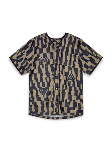 GRIMEY  GRIMEY LUCKY DRAGON MESH BASEBALL JERSEY BLACK