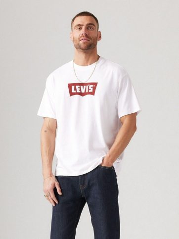LEVIS LEVI'S VINTAGE BW GRAPHIC TEE WHITES
