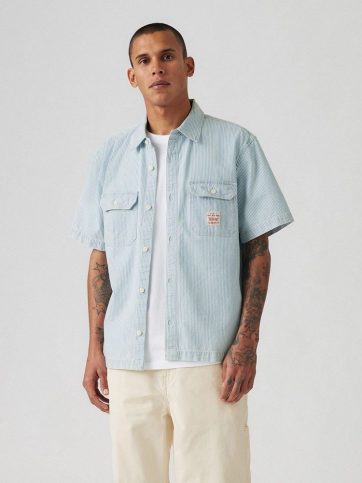 LEVIS LEVI'S SS DALTON WORKER WW LIGHT INDIGO - FLAT FINISH