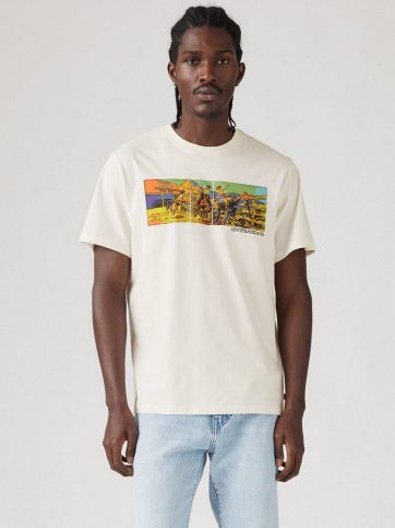 LEVIS LEVI'S SS RELAXED FIT TEE NEUTRALS