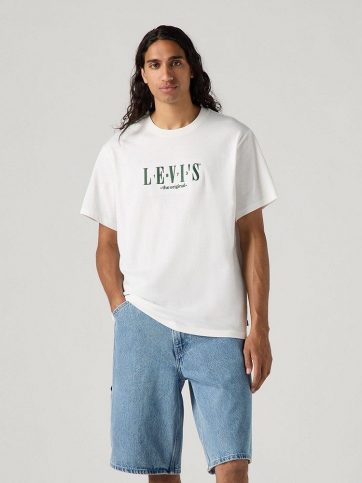 LEVIS LEVI'S SS RELAXED FIT TEE WHITES