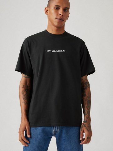 LEVIS LEVI'S SS RELAXED FIT TEE BLACKS