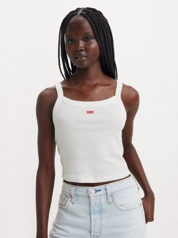 LEVIS LEVI'S ESSENTIAL SPORTY RIB TNK NEUTRALS