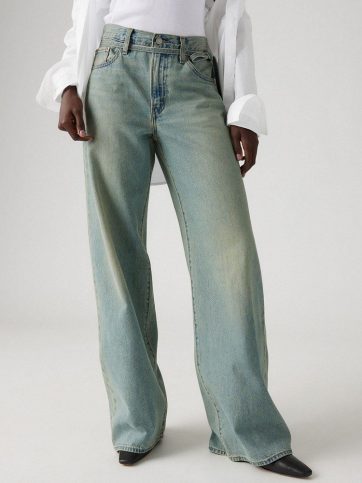 LEVIS LEVI'S XL STRAIGHT MED INDIGO - WORN IN