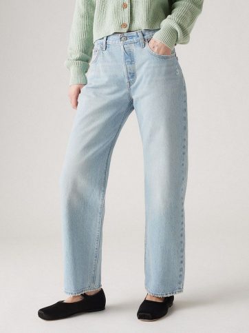 LEVIS LEVI'S 501® 90S ANKLE LIGHT INDIGO - WORN IN