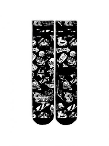 AMERICAN SOCKS AMERICAN SOCKS HELLA HOT MID HIGH SIGNATURE
